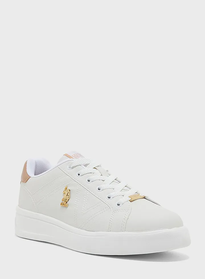 Lace Up Low Top Sneakers