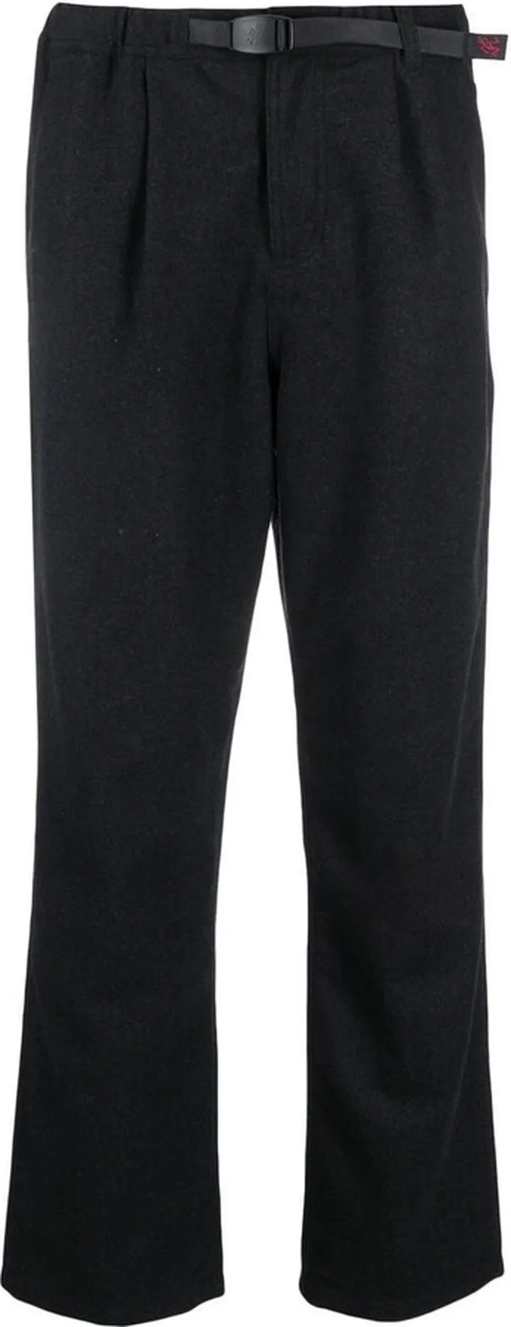Pleated Straight-Leg Trousers