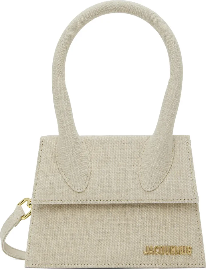 Jacquemus Beige Le Papier 'Le Chiquito Moyen' Bag