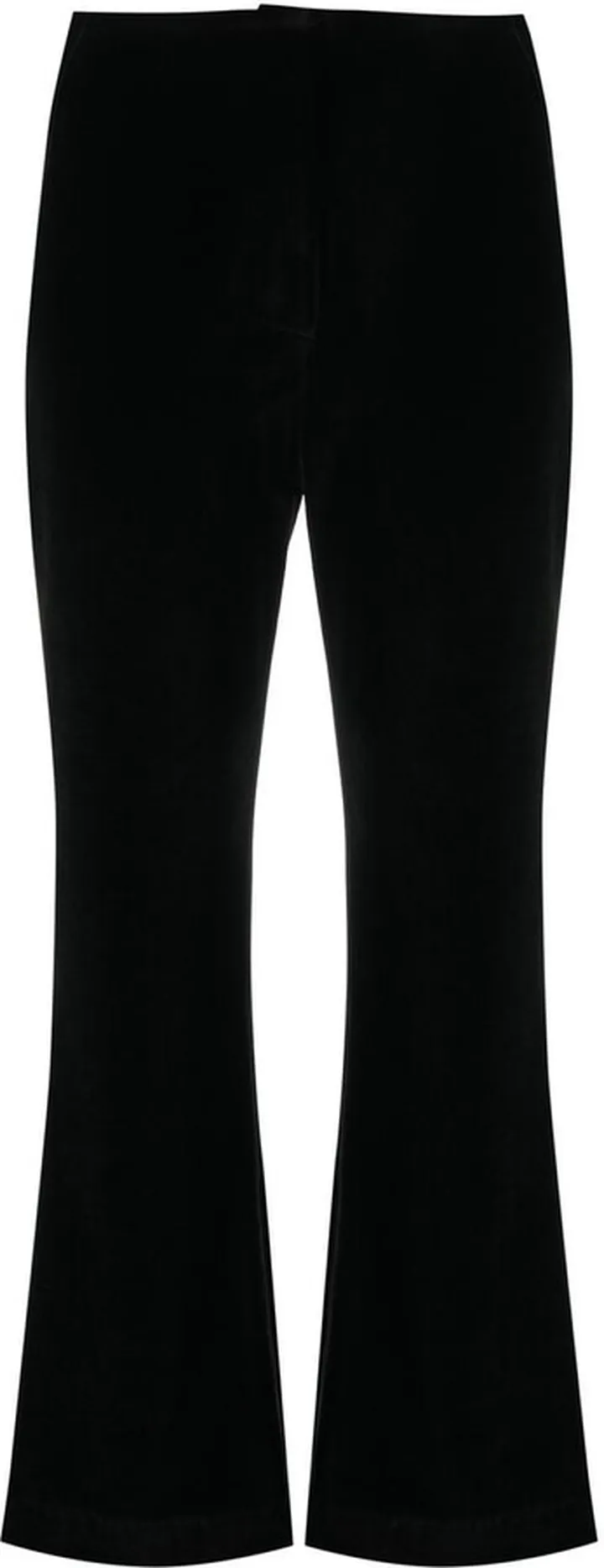 Cropped Kick Flare Trousers