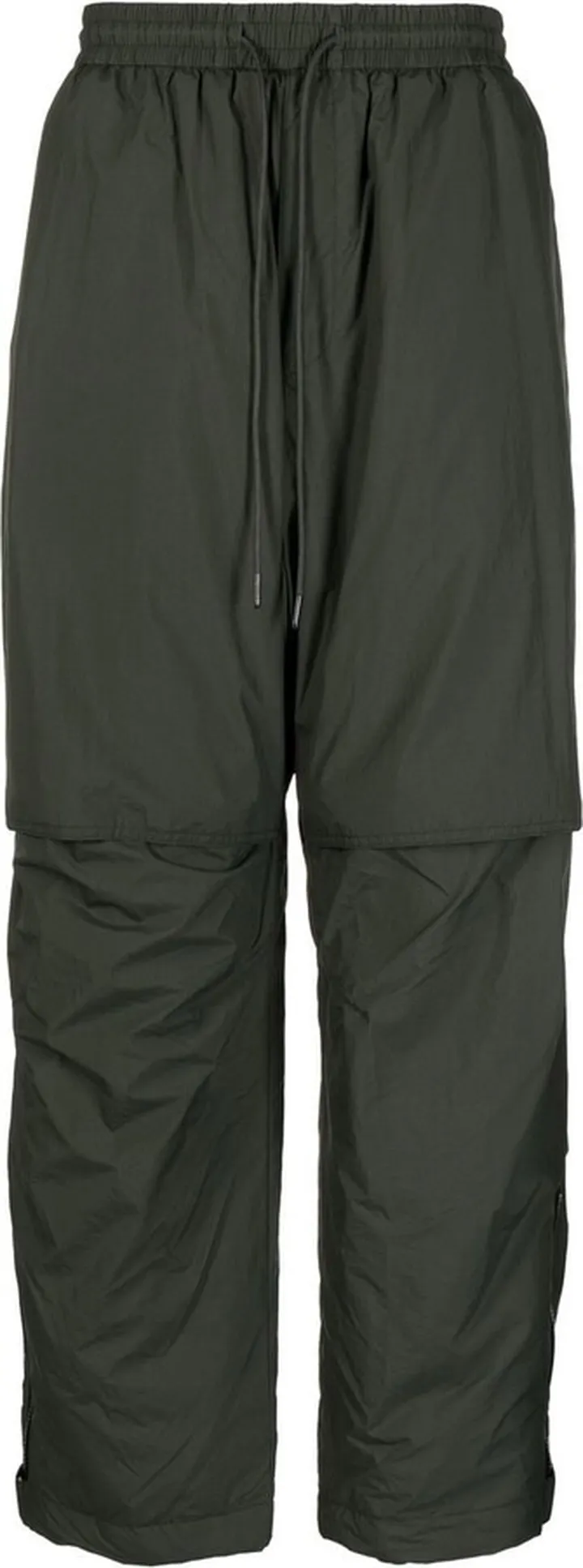Drawstring Wide-Leg Trousers