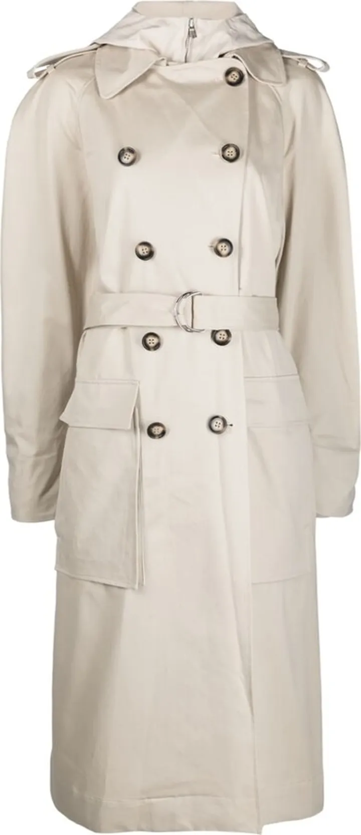 Hooded Trench Coat