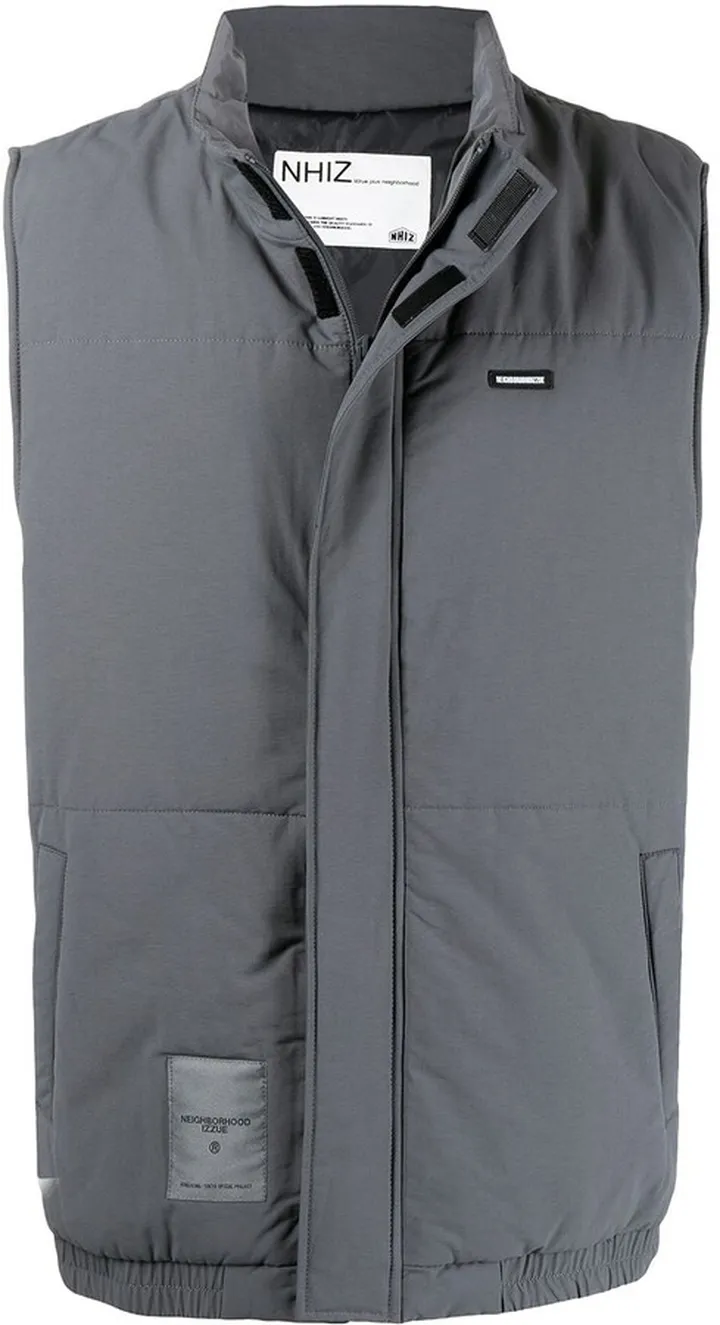 Logo Patch Padded Gilet