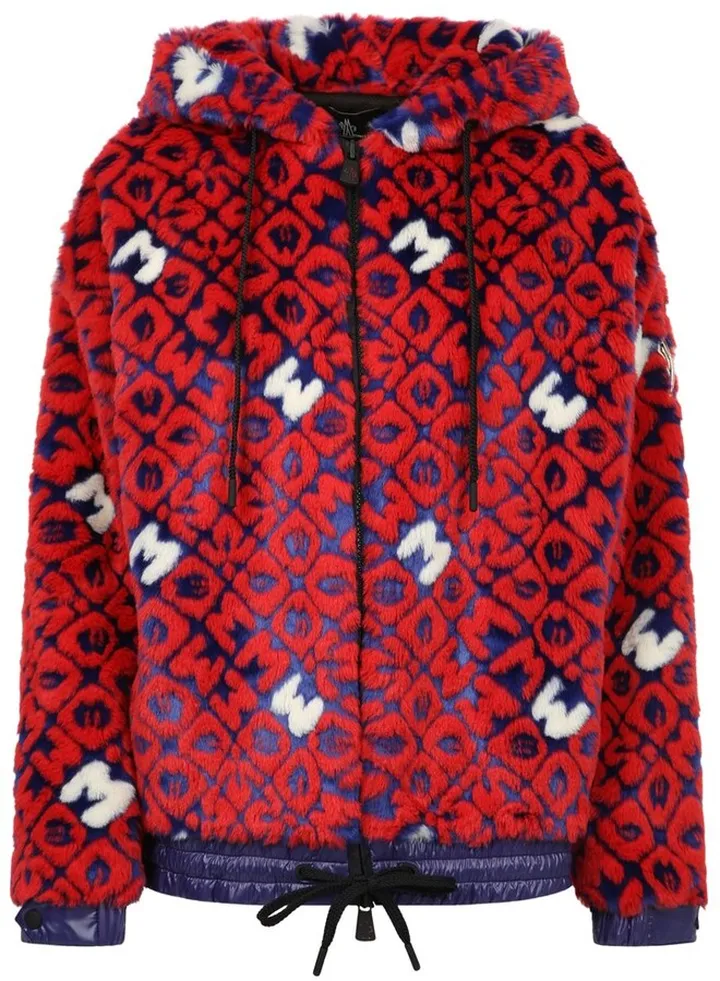 Moncler Grenoble Motif Fur Hooded Jacket