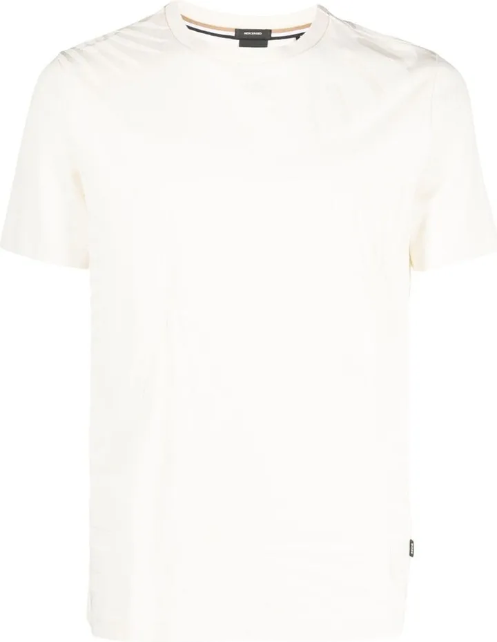 round-neck cotton T-shirt
