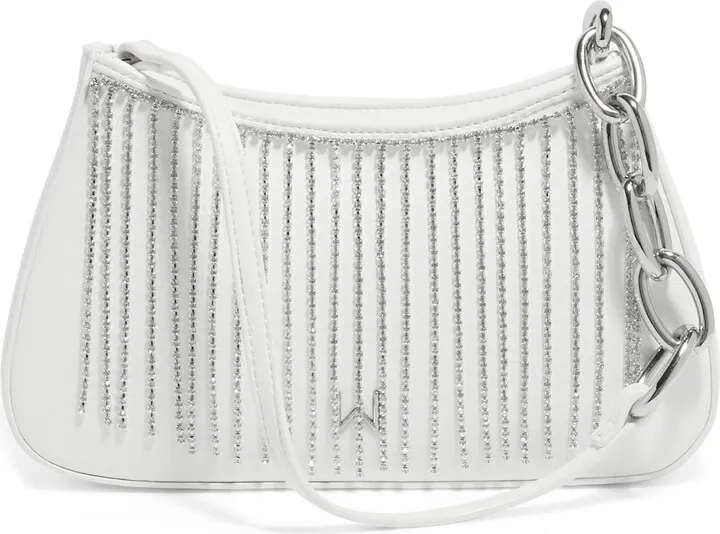 Newbie Faux Shearling Shoulder Bag