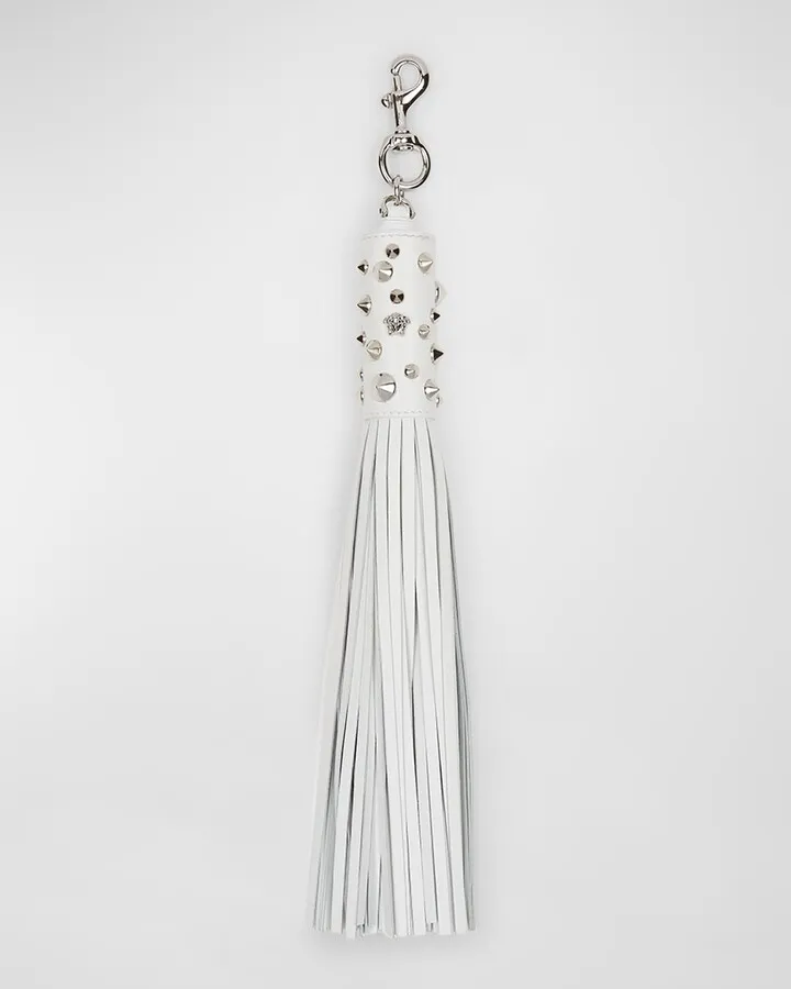 Medusa Spike Studded Tassel Charm