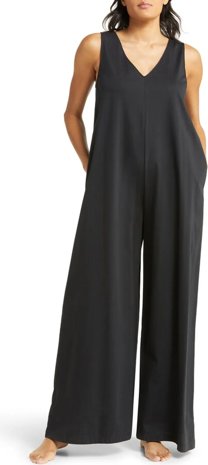 Bliss Essentials Mercerized Cotton Jumpsuit Pajamas