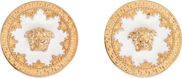 Versace Medusa Detailed Round Earrings