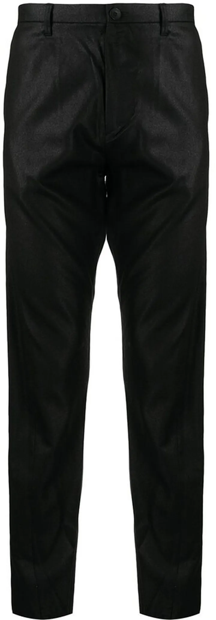 High-Waisted Slim-Fit Trousers