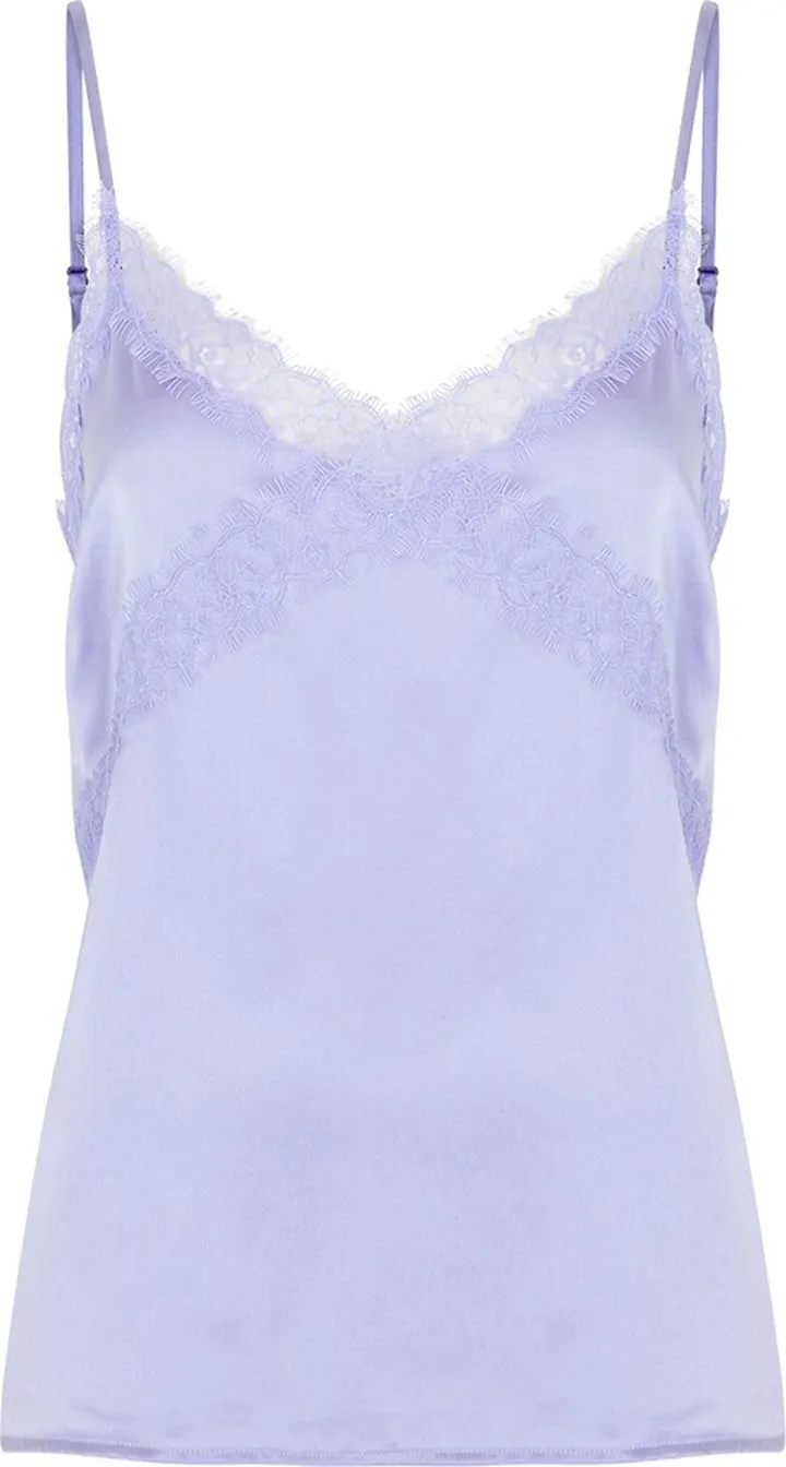 Paige Gwen Silk-satin Camisole Top