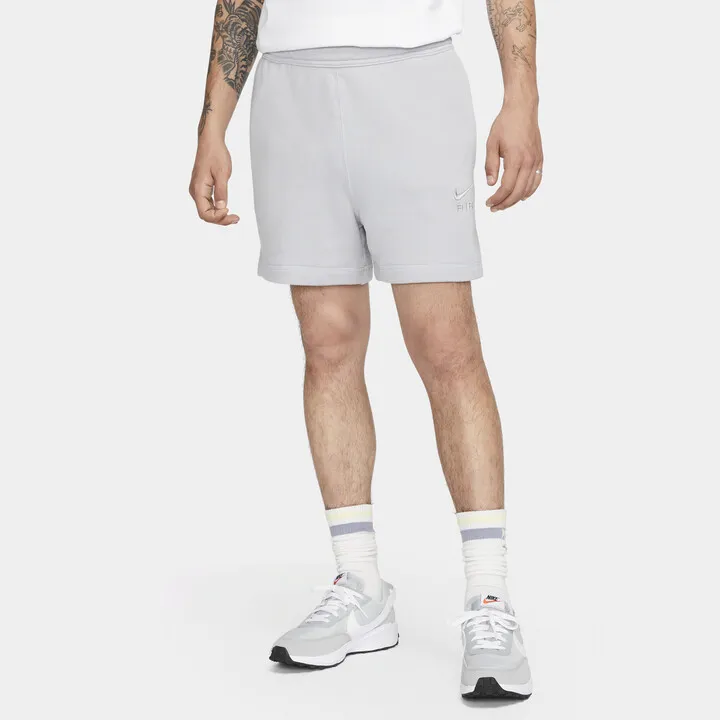 Men's Nike Sportswear Air French Terry Shorts in Grey