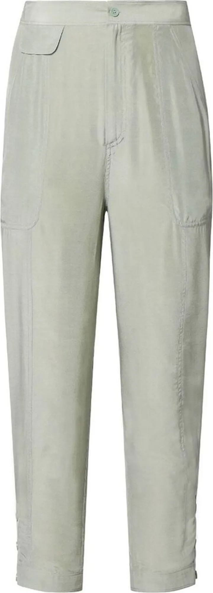 Cropped High-Waisted Trousers