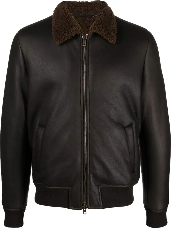 Leather Aviator Jacket