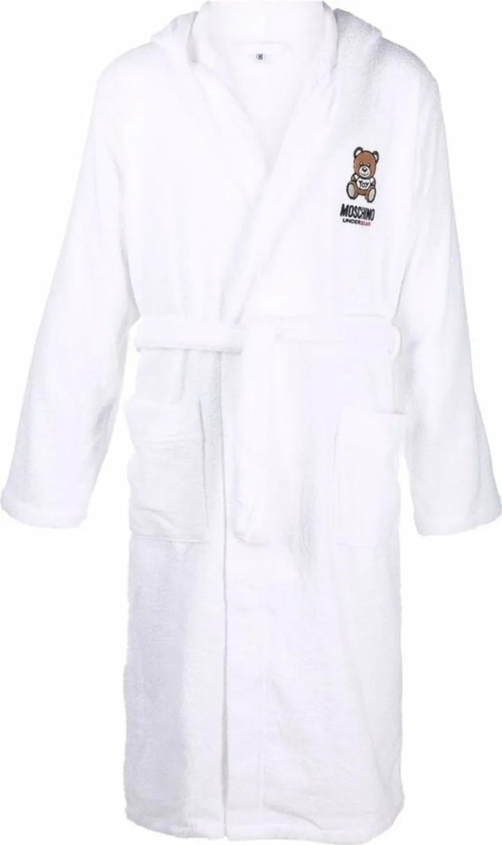 Moschino Teddy Embroidered Bathrobe