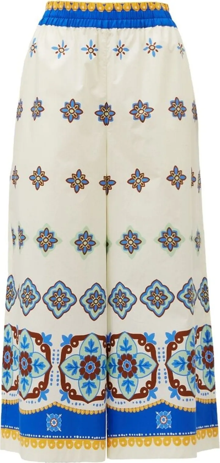 Cortile wide cropped trousers
