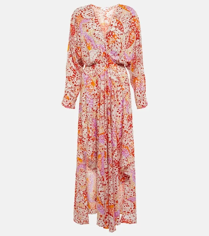 Ilona printed maxi dress