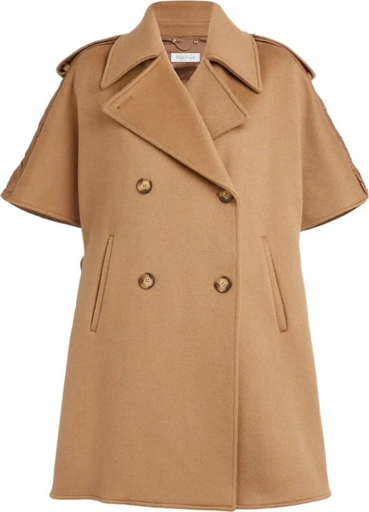 Max Mara Cashmere Quilted Cape