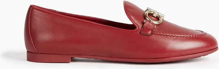 Trifoglio embellished leather loafers