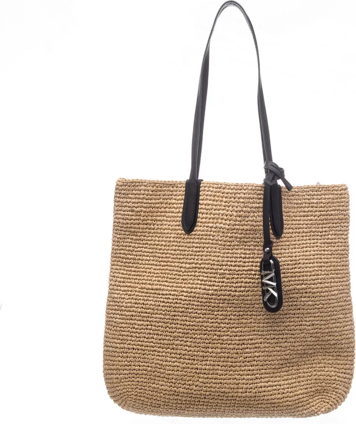 Eliza Large Woven Straw Tote Bag