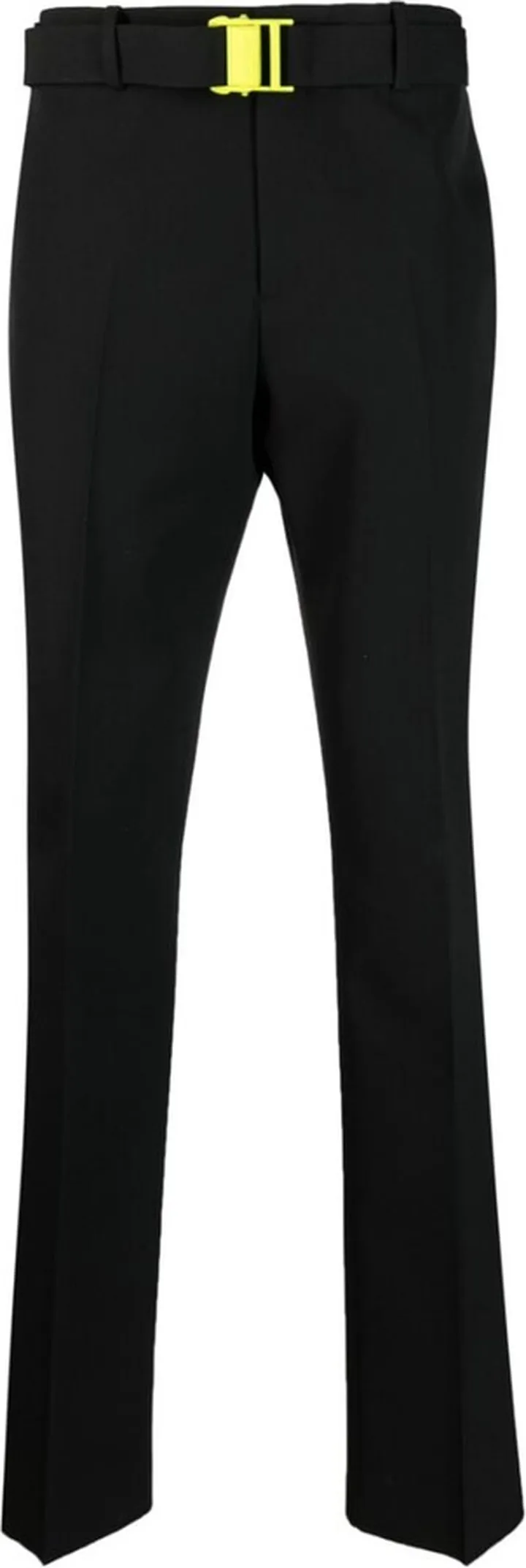 Buckled Straight-Leg Trousers