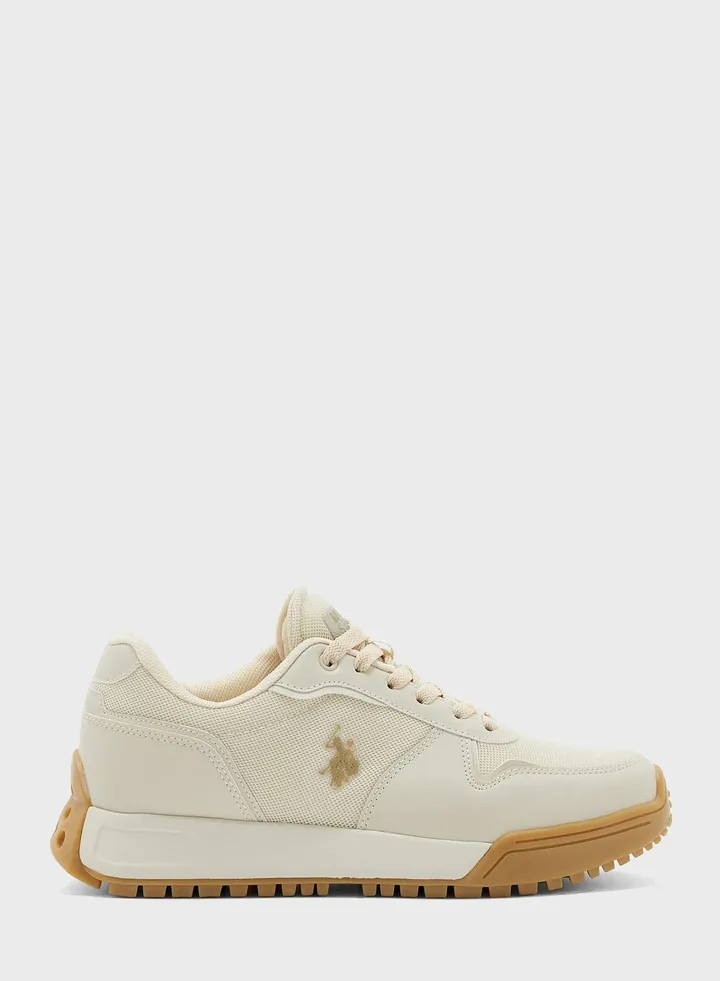 Lace Up Low Top Sneakers