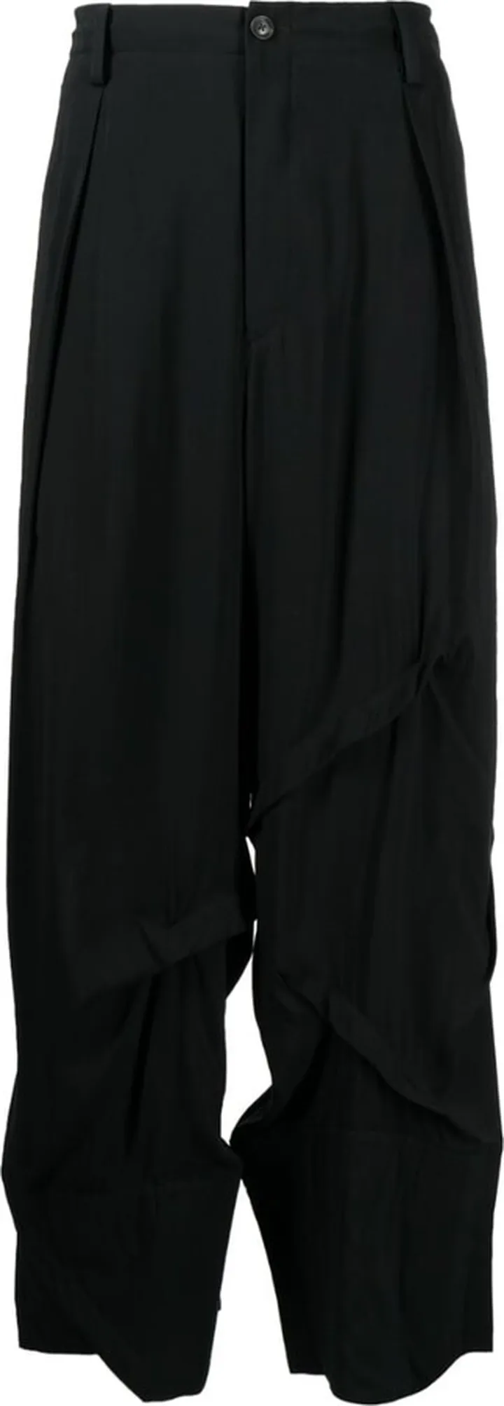 High-Waist Tapered Trousers