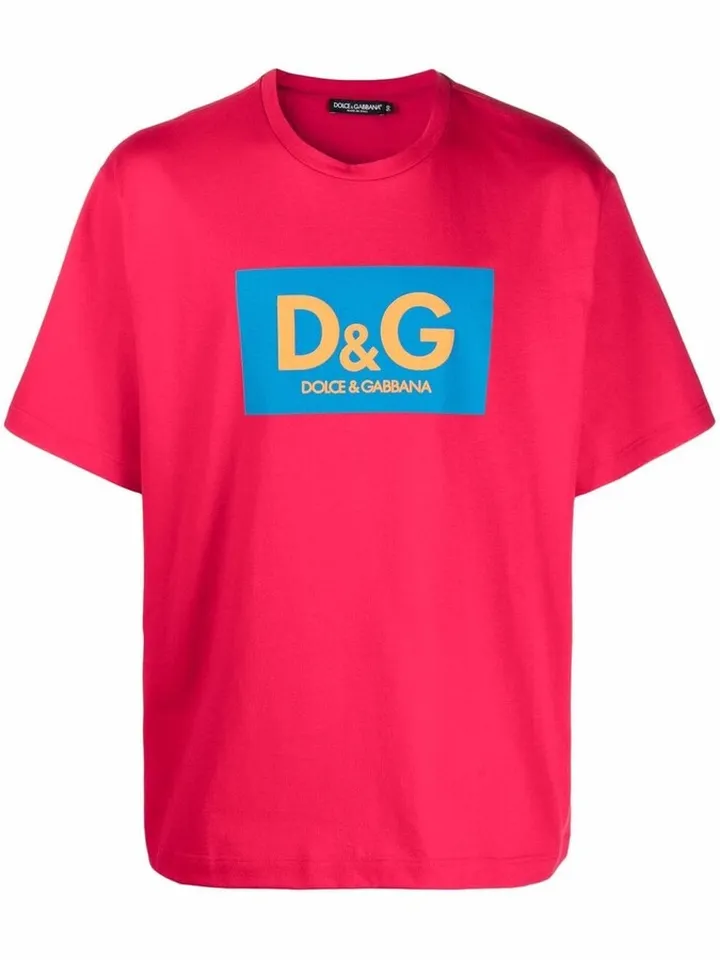 logo-print boxy fit T-shirt