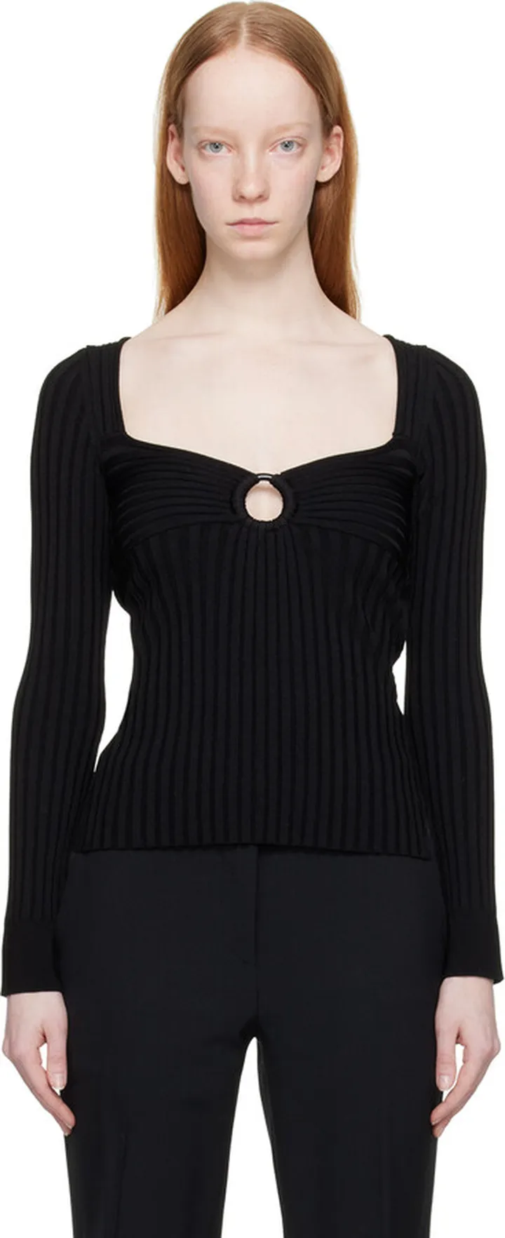 Stella McCartney Black V-Neck Sweater