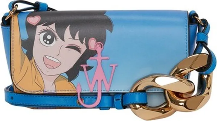 Run Hany Anchor Chain Baguette - Leather Shoulder Bag