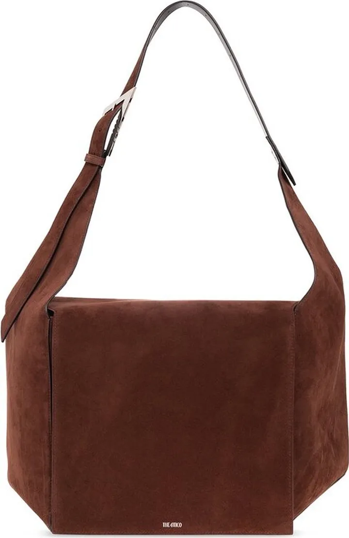 The Attico Morning Logo Printed Shoulder Bag
