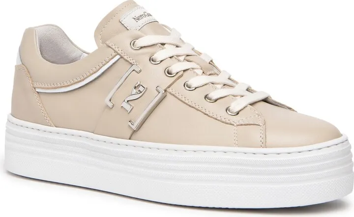 Logo Plate Platform Sneaker