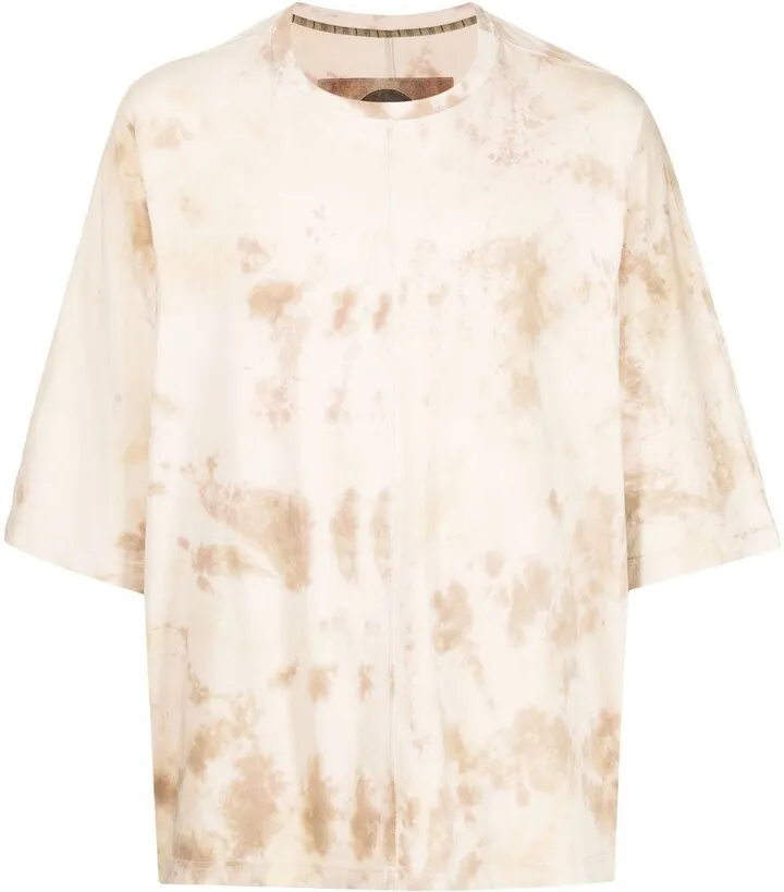tie-dye short-sleeve T-shirt