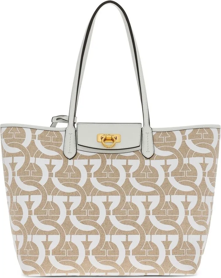 Gancini monogram tote bag