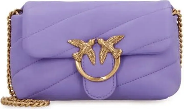 Shoulder Bag With Logo Plaque