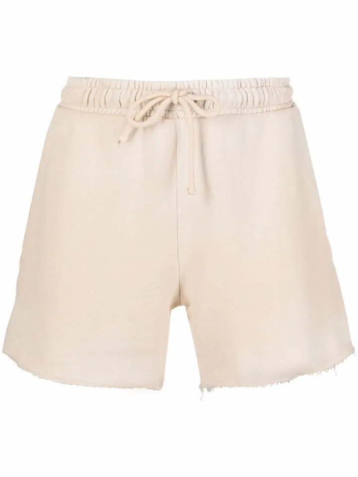 Brooklyn frayed track shorts