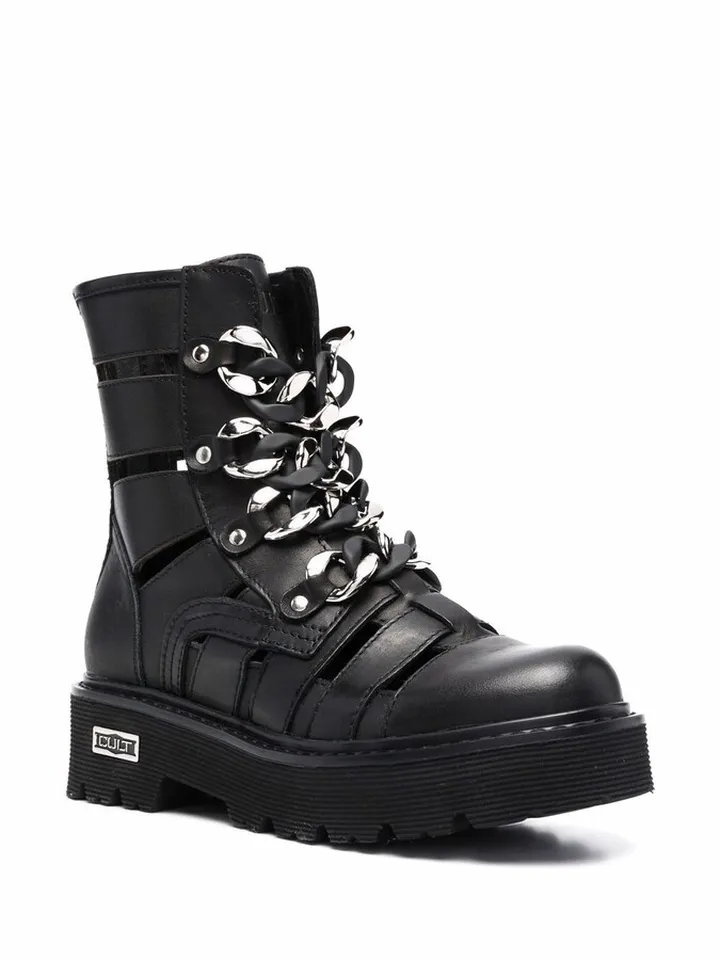 Chunky Lace-Up Boots