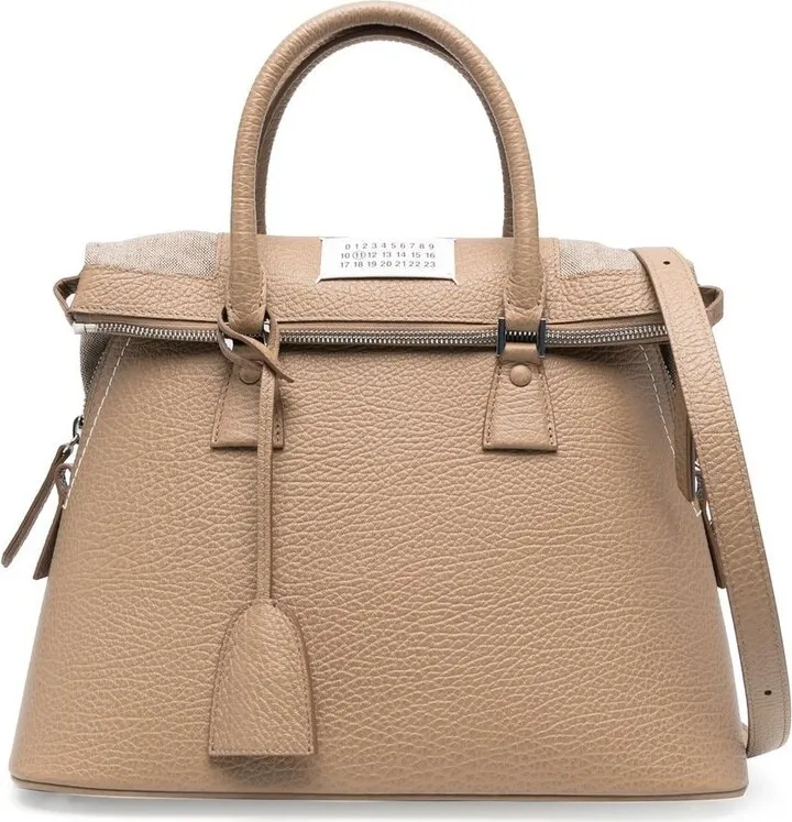 Logo-Patch Detail Tote Bag