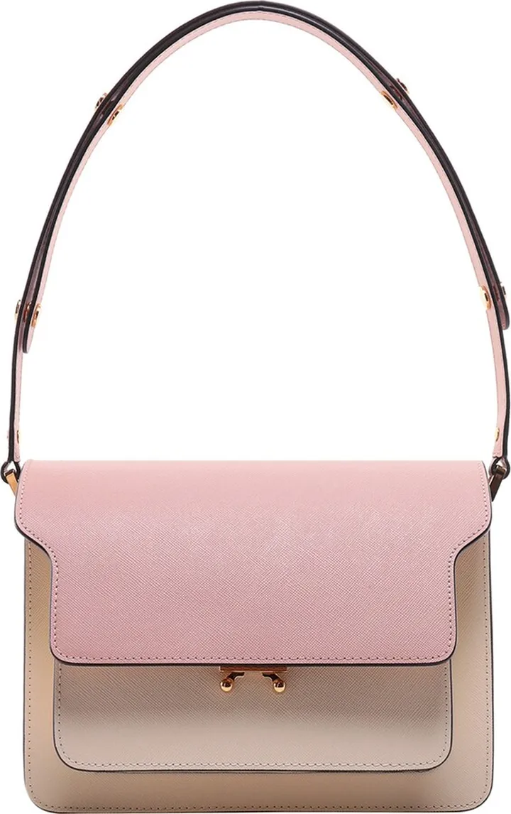 Saffiano leather shoulder bag
