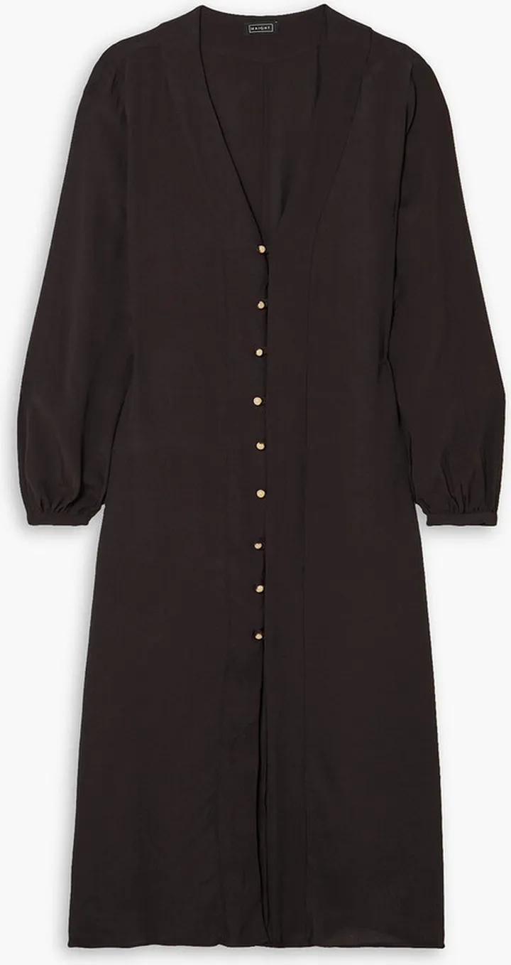 Duda crepe midi dress
