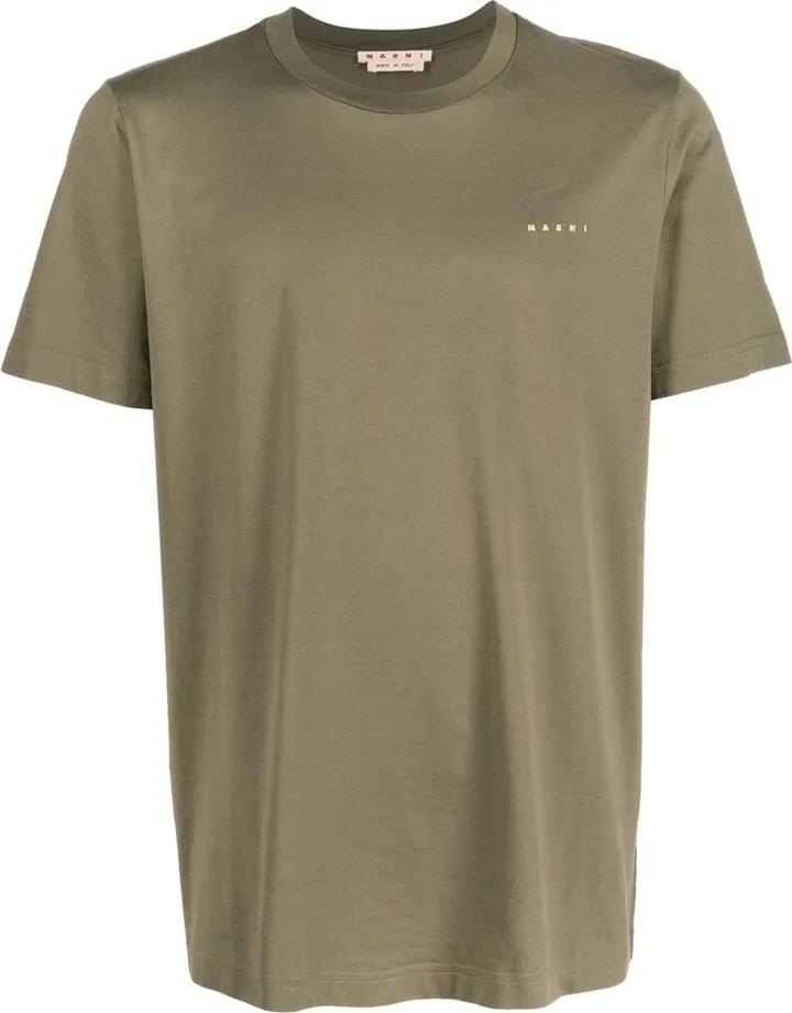 logo-embroidered cotton T-shirt