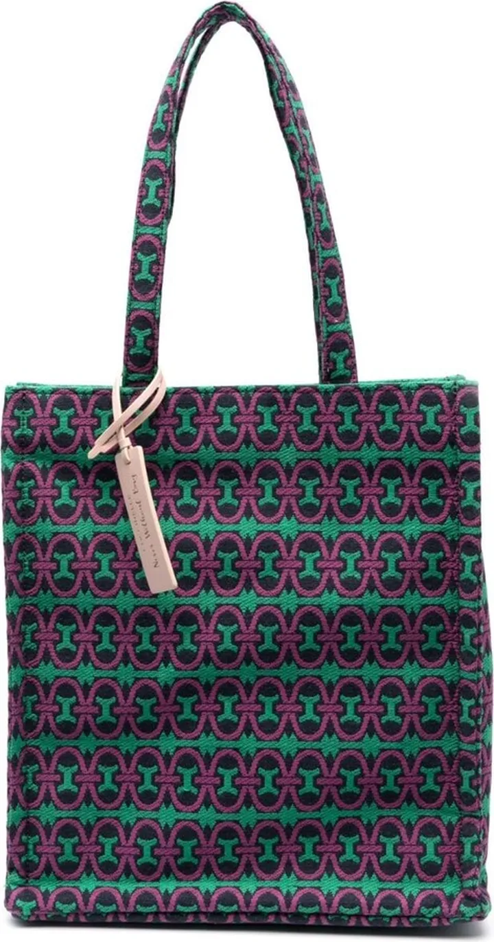 Never Without monogram tote bag