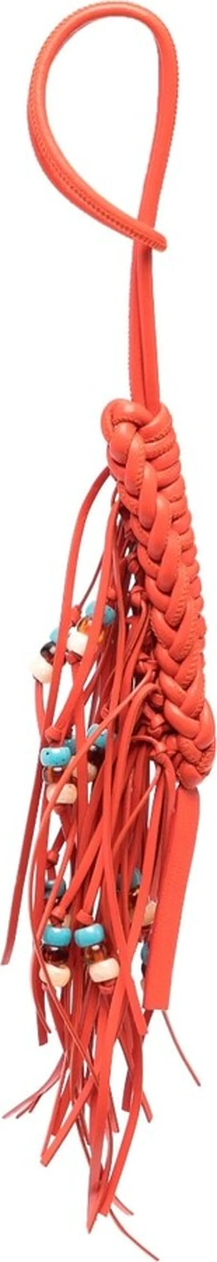 Scoubidou leather charm