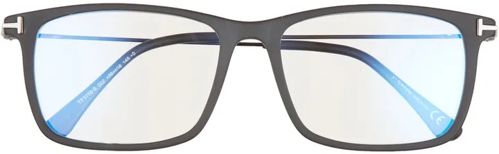 56mm Rectangular Blue Light Blocking Reading Glasses