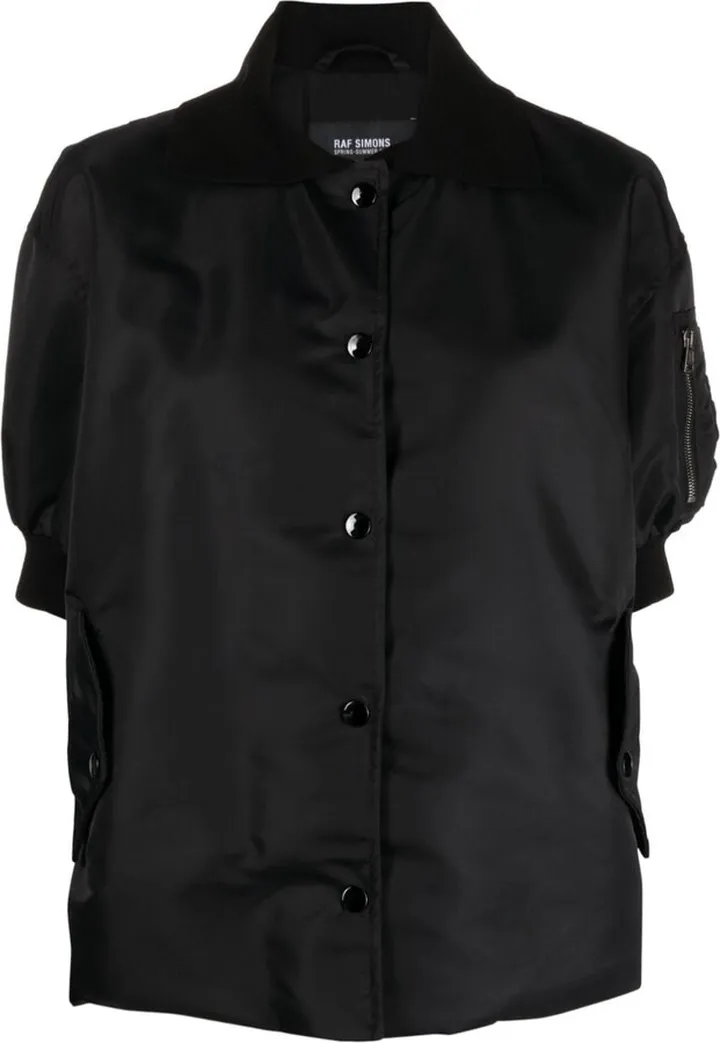 Short-Sleeve Bomber Jacket