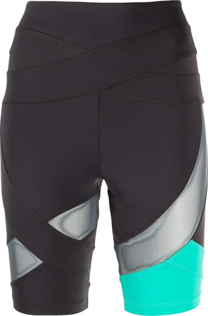 Sheer-Panel Biker Shorts