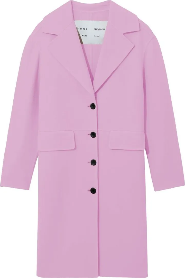 Single-Breasted Wool-Cashmere Coat