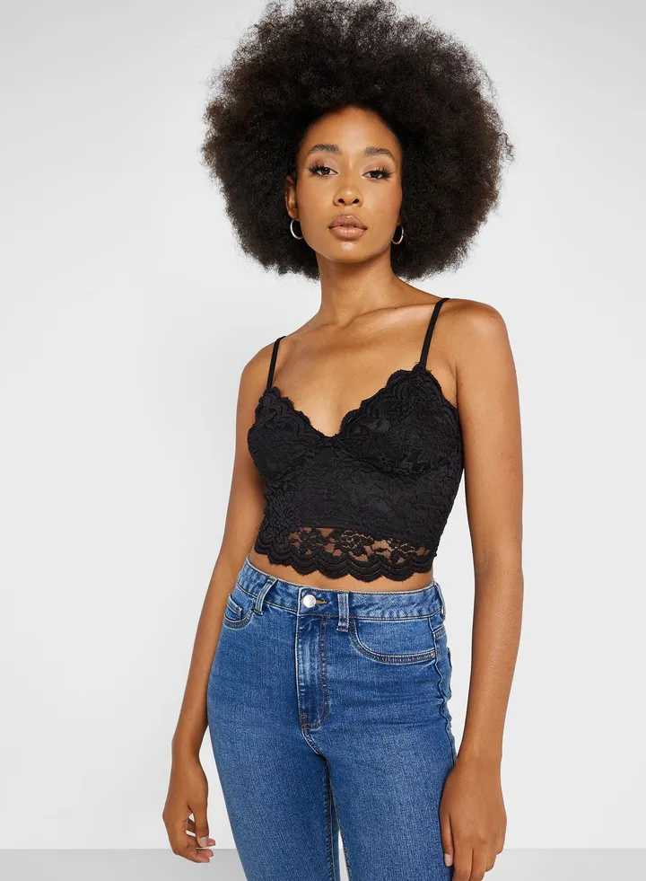 Lace Detail Top