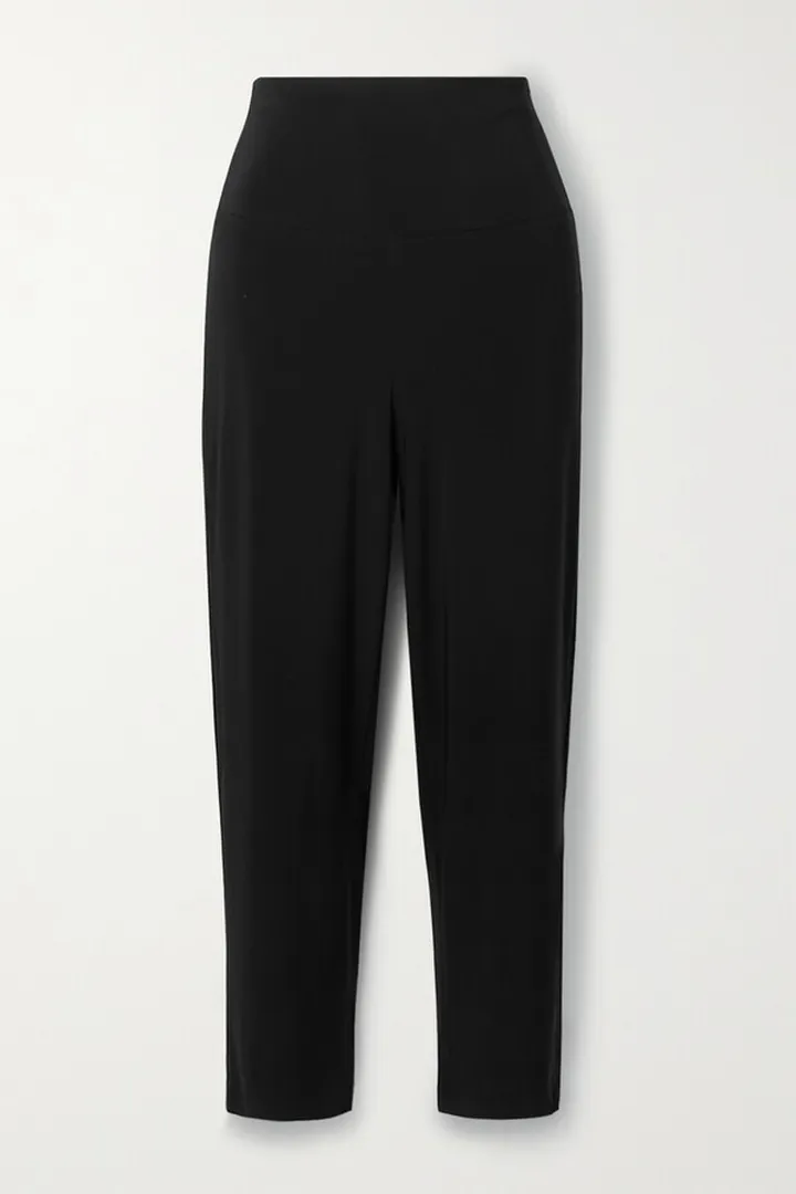 Norma Kamali - Pencil Stretch-jersey Skinny Pants - Black