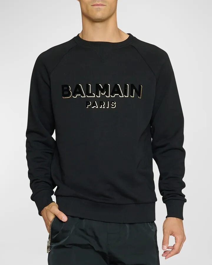 Men's Flock Foil Logo Sweatshirt